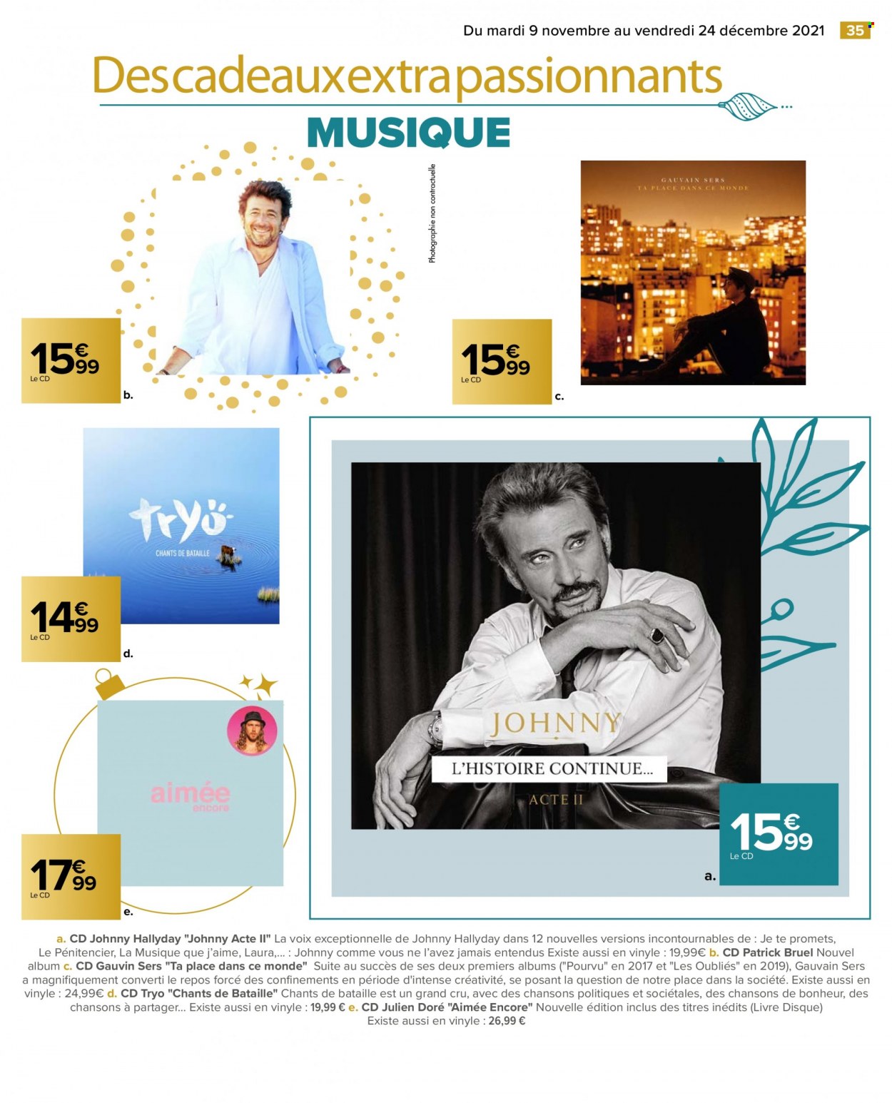 Catalogue Carrefour Hypermarchés - 09/11/2021 - 24/12/2021. Page 35