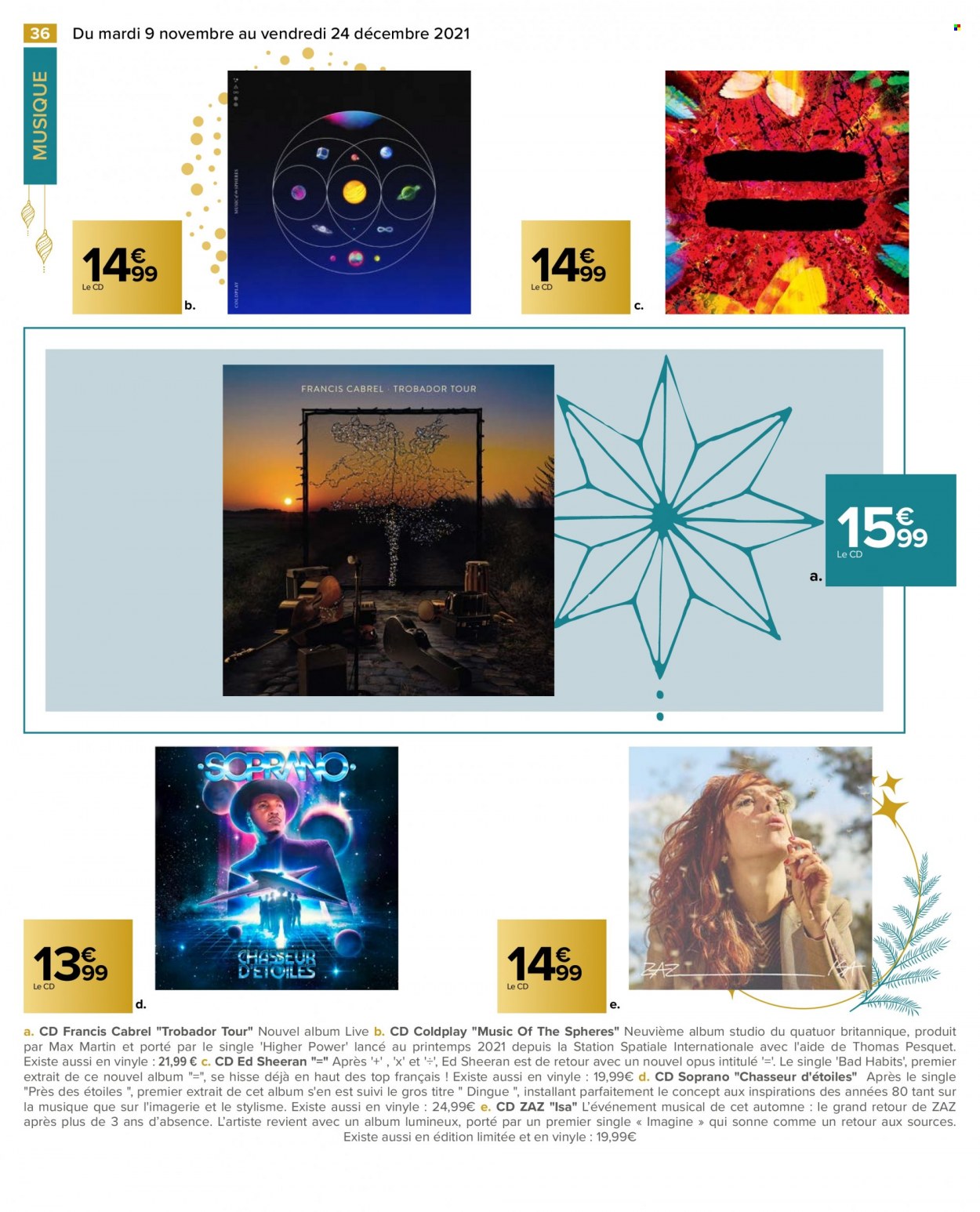 Catalogue Carrefour Hypermarchés - 09/11/2021 - 24/12/2021. Page 36