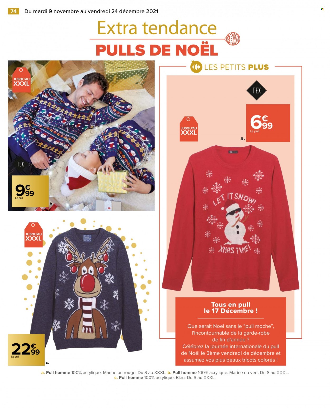Catalogue Carrefour Hypermarchés - 09/11/2021 - 24/12/2021. Page 74