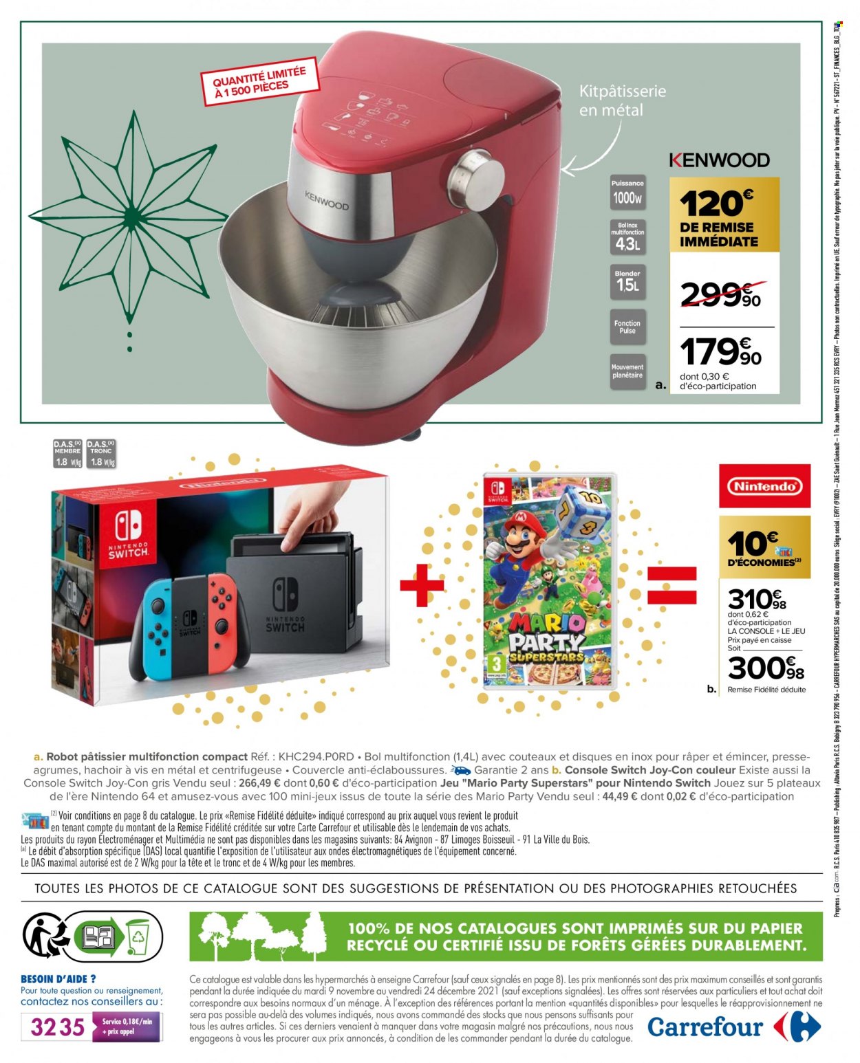 Catalogue Carrefour Hypermarchés - 09/11/2021 - 24/12/2021. Page 88
