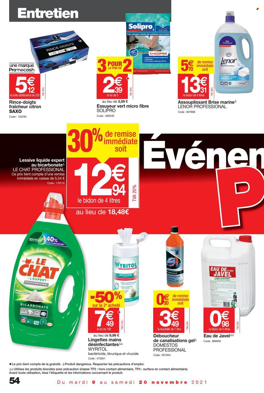 Catalogue Promocash - 09/11/2021 - 20/11/2021. Page 54
