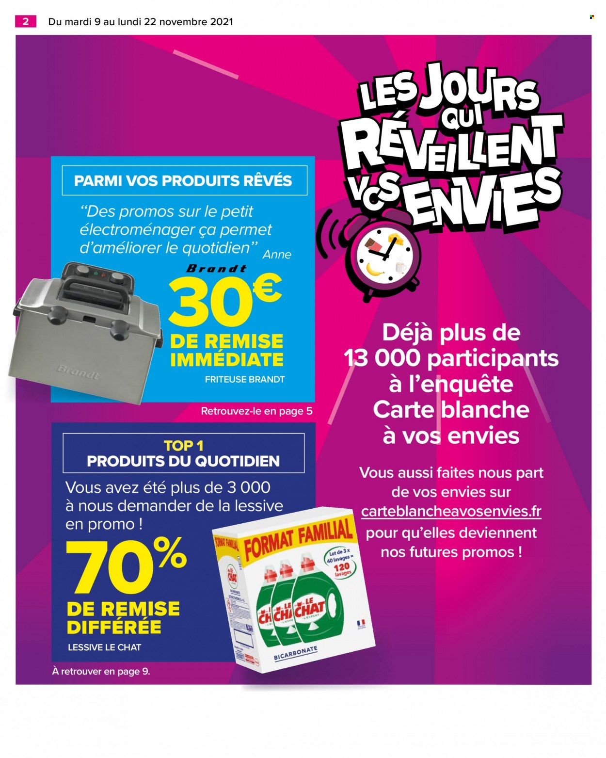 Catalogue Carrefour Hypermarchés - 09/11/2021 - 22/11/2021. Page 2