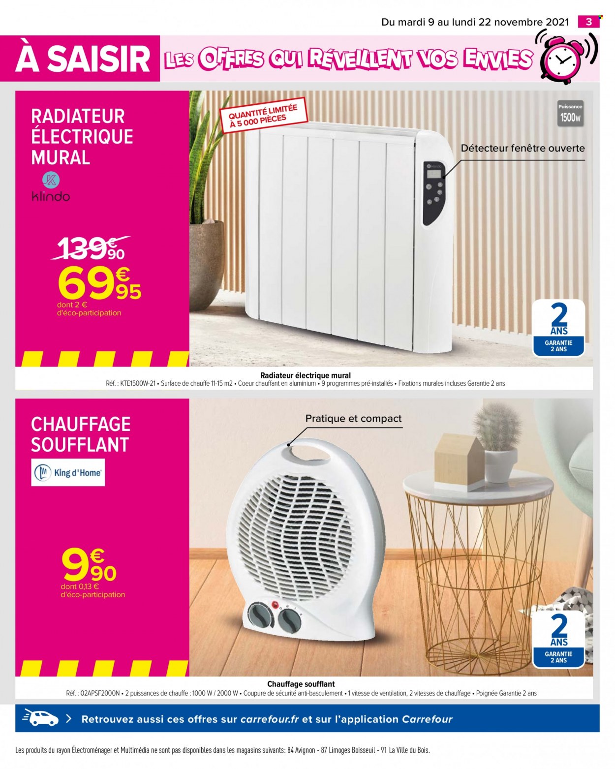 Catalogue Carrefour Hypermarchés - 09/11/2021 - 22/11/2021. Page 3