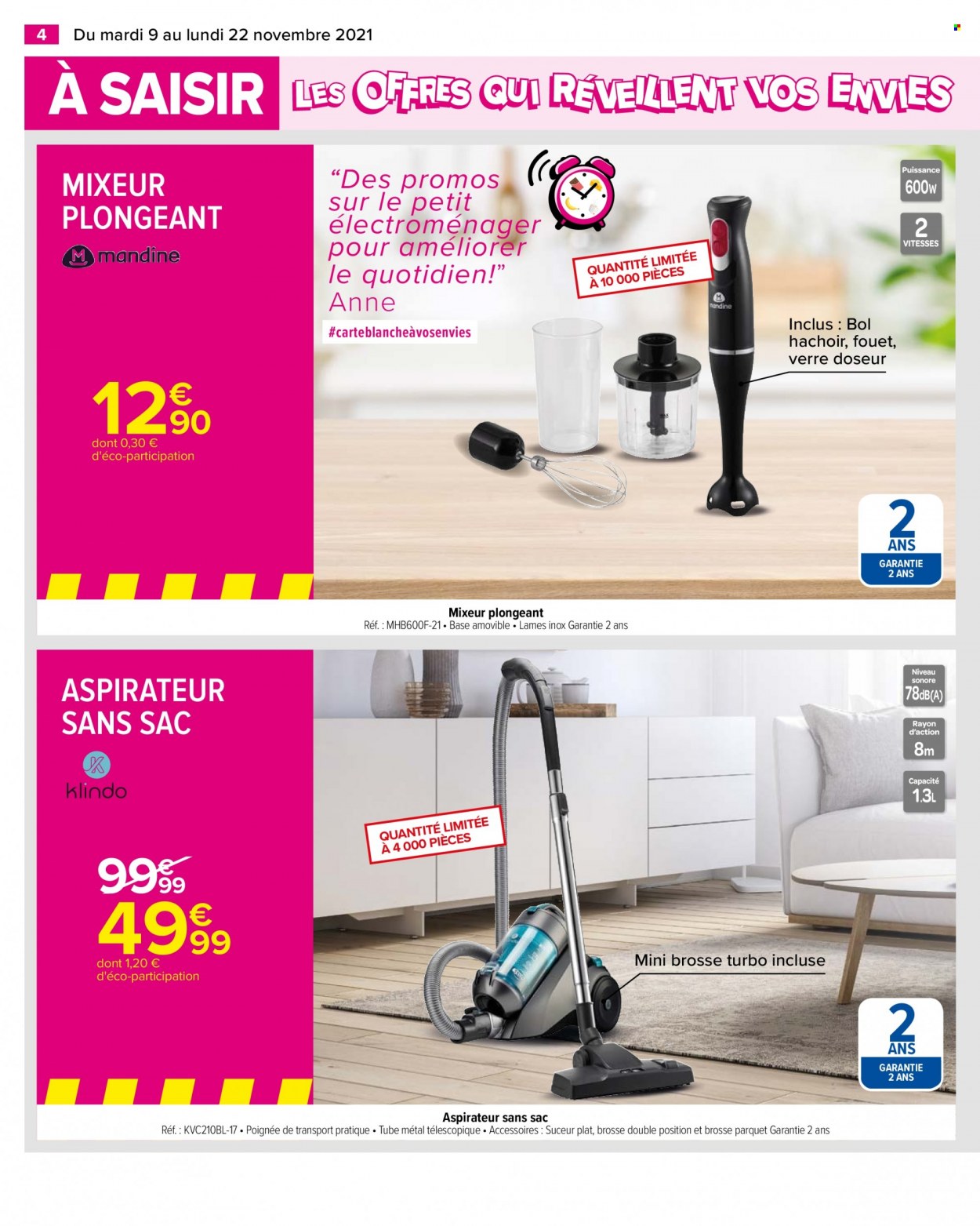 Catalogue Carrefour Hypermarchés - 09/11/2021 - 22/11/2021. Page 4