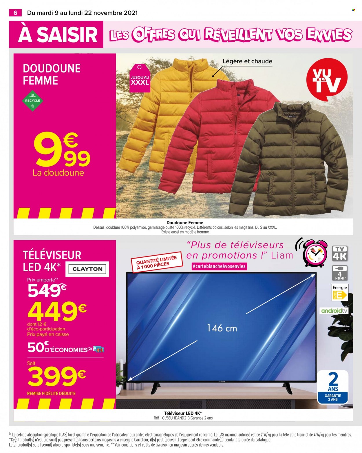 Catalogue Carrefour Hypermarchés - 09/11/2021 - 22/11/2021. Page 6
