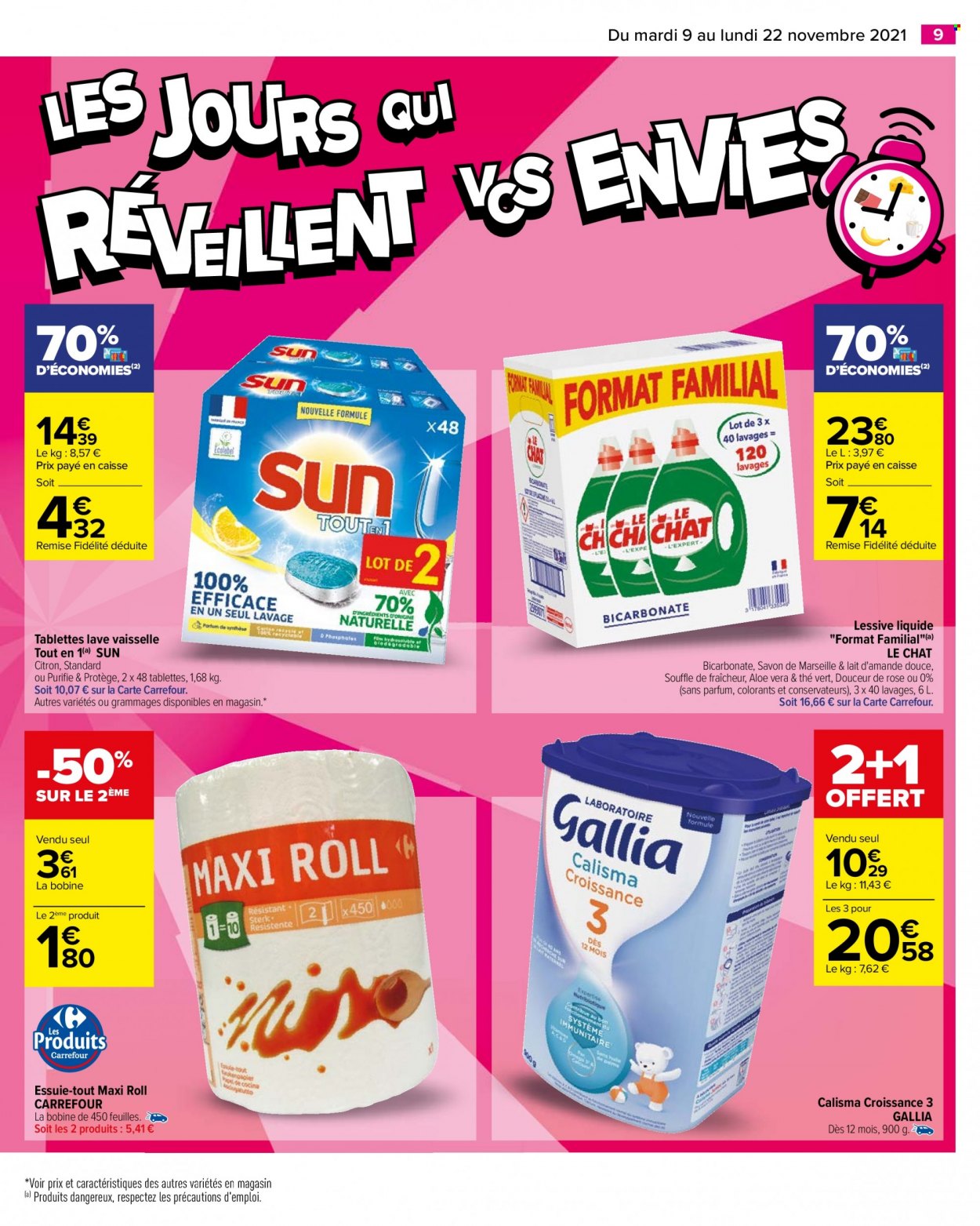 Catalogue Carrefour Hypermarchés - 09/11/2021 - 22/11/2021. Page 9