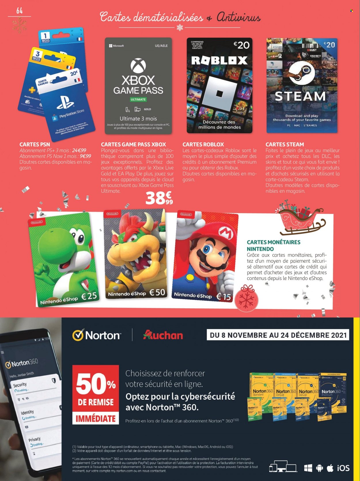 Catalogue Auchan - 08/11/2021 - 24/12/2021. Page 64