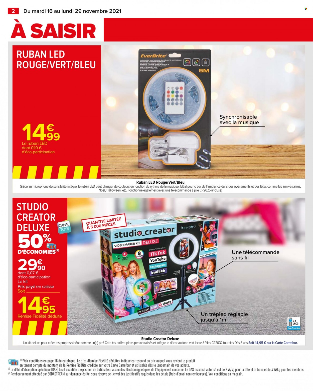 thumbnail - Catalogue Carrefour Hypermarchés - 16/11/2021 - 29/11/2021 - Produits soldés - SodaStream. Page 2.