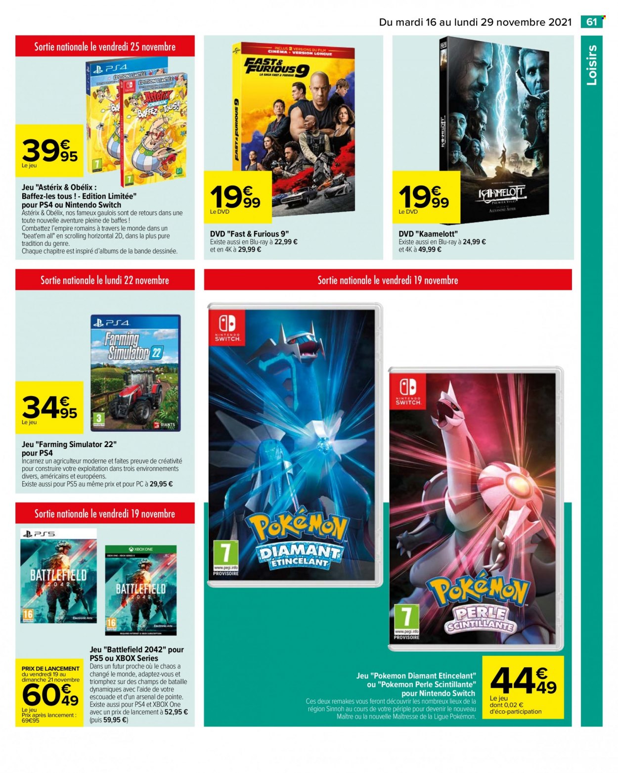 Catalogue Carrefour Hypermarchés - 16/11/2021 - 29/11/2021. Page 61
