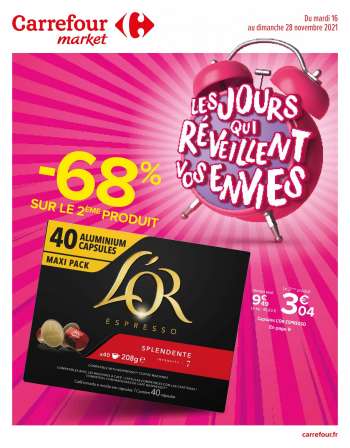 Catalogue Carrefour Market - 16/11/2021 - 28/11/2021.