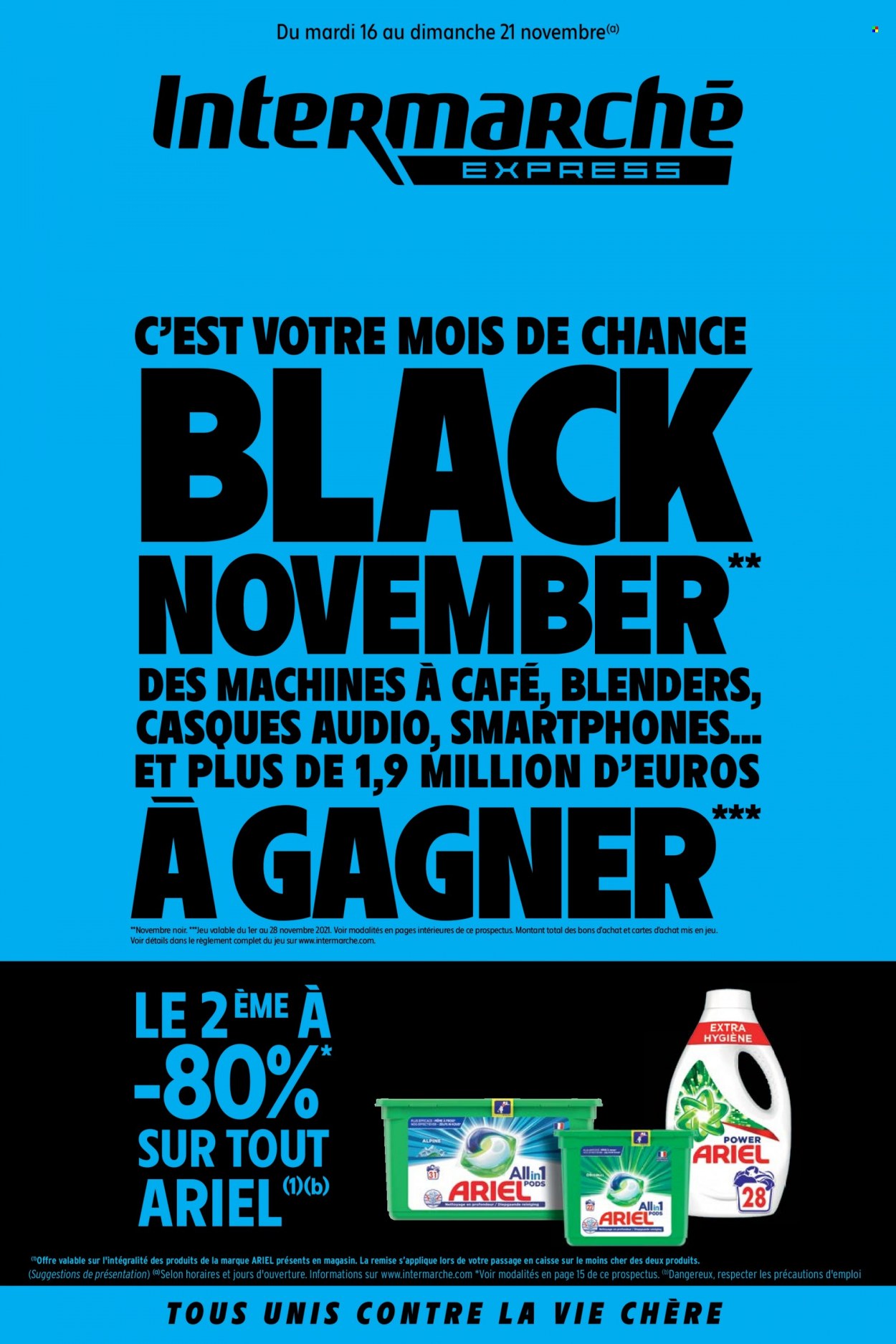 Catalogue Intermarché Express - 16/11/2021 - 21/11/2021. Page 1