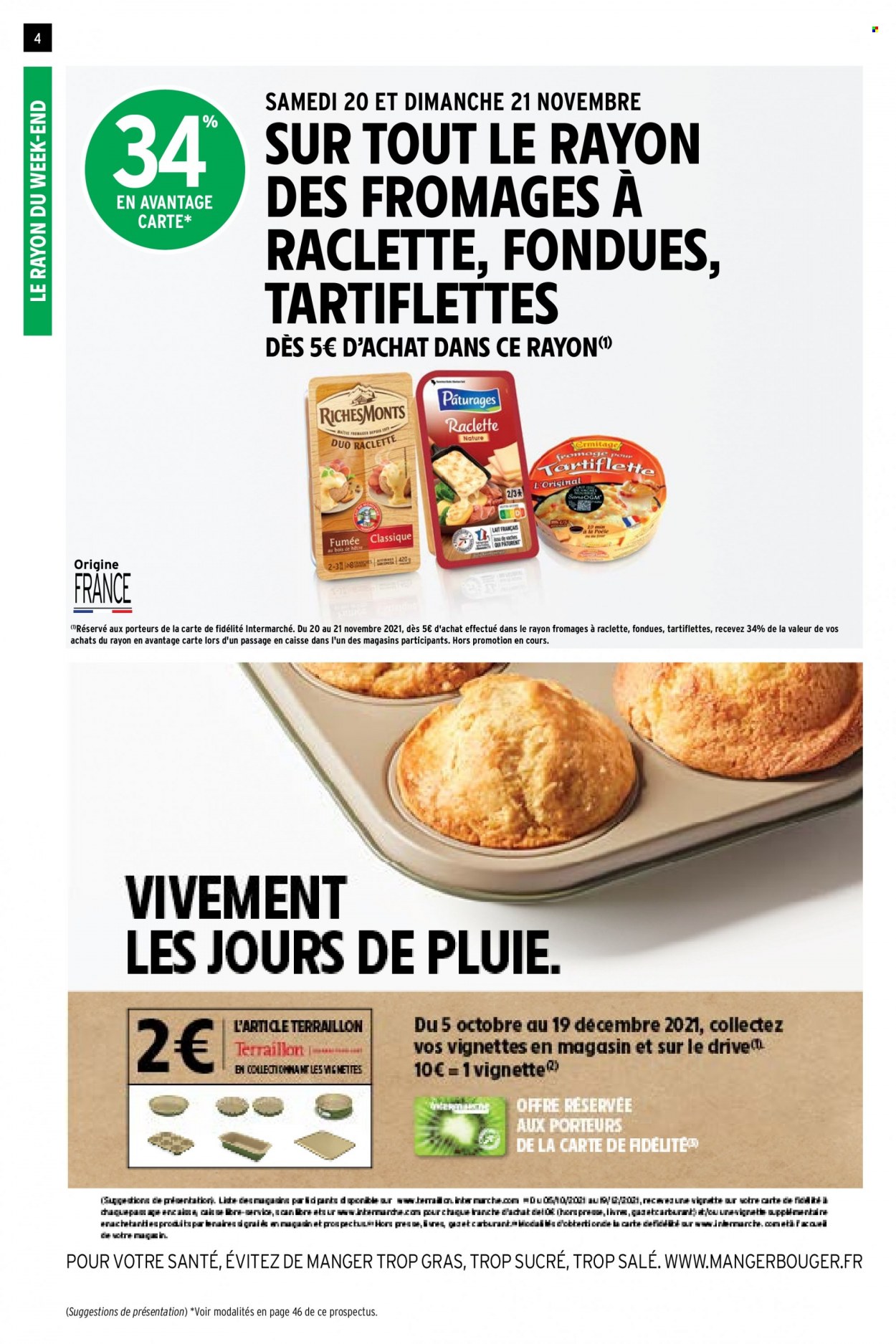 thumbnail - Catalogue Intermarché Super - 16/11/2021 - 21/11/2021 - Produits soldés - La Raclette. Page 4.