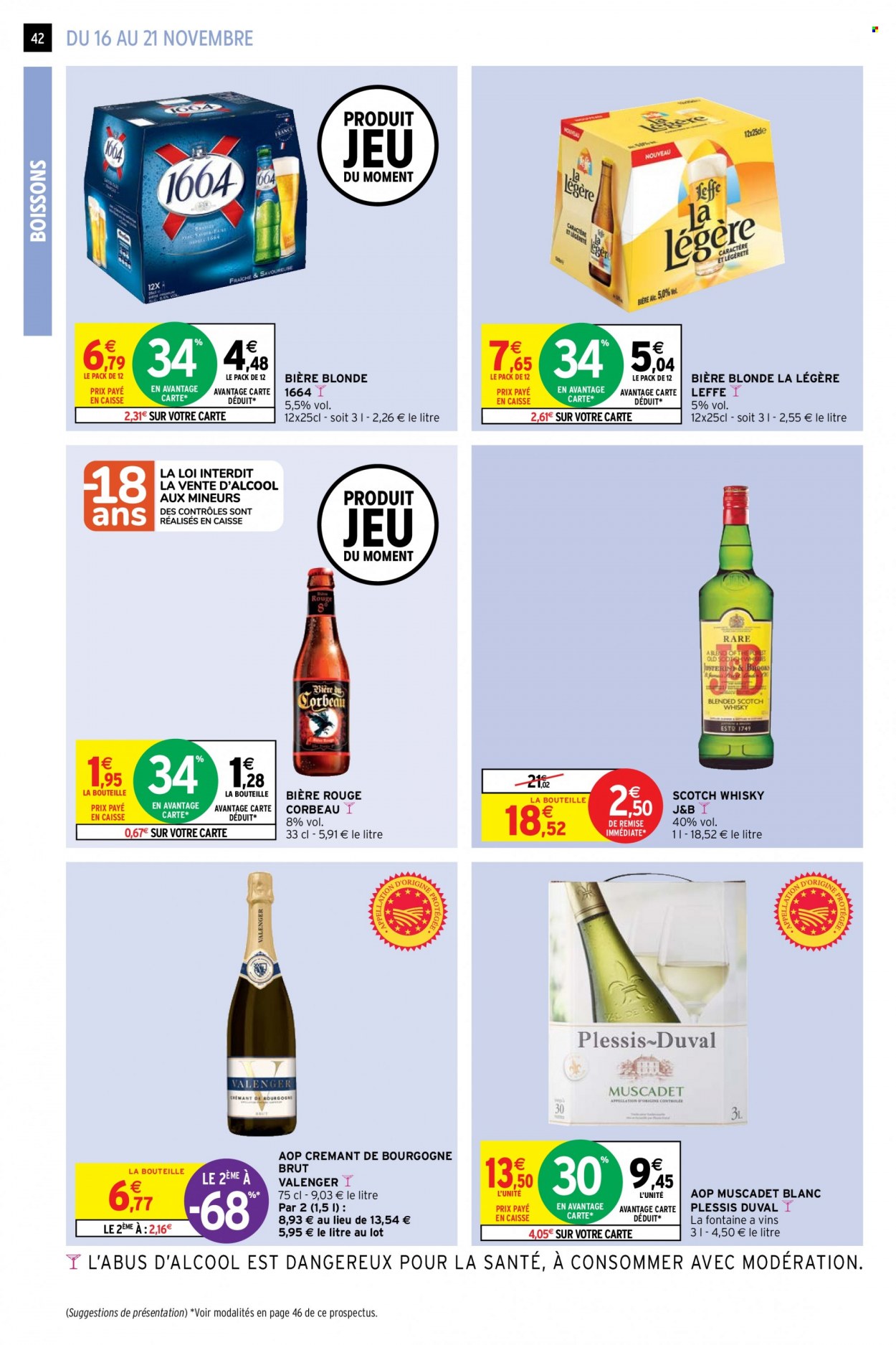 Catalogue Intermarché Super - 16/11/2021 - 21/11/2021. Page 42