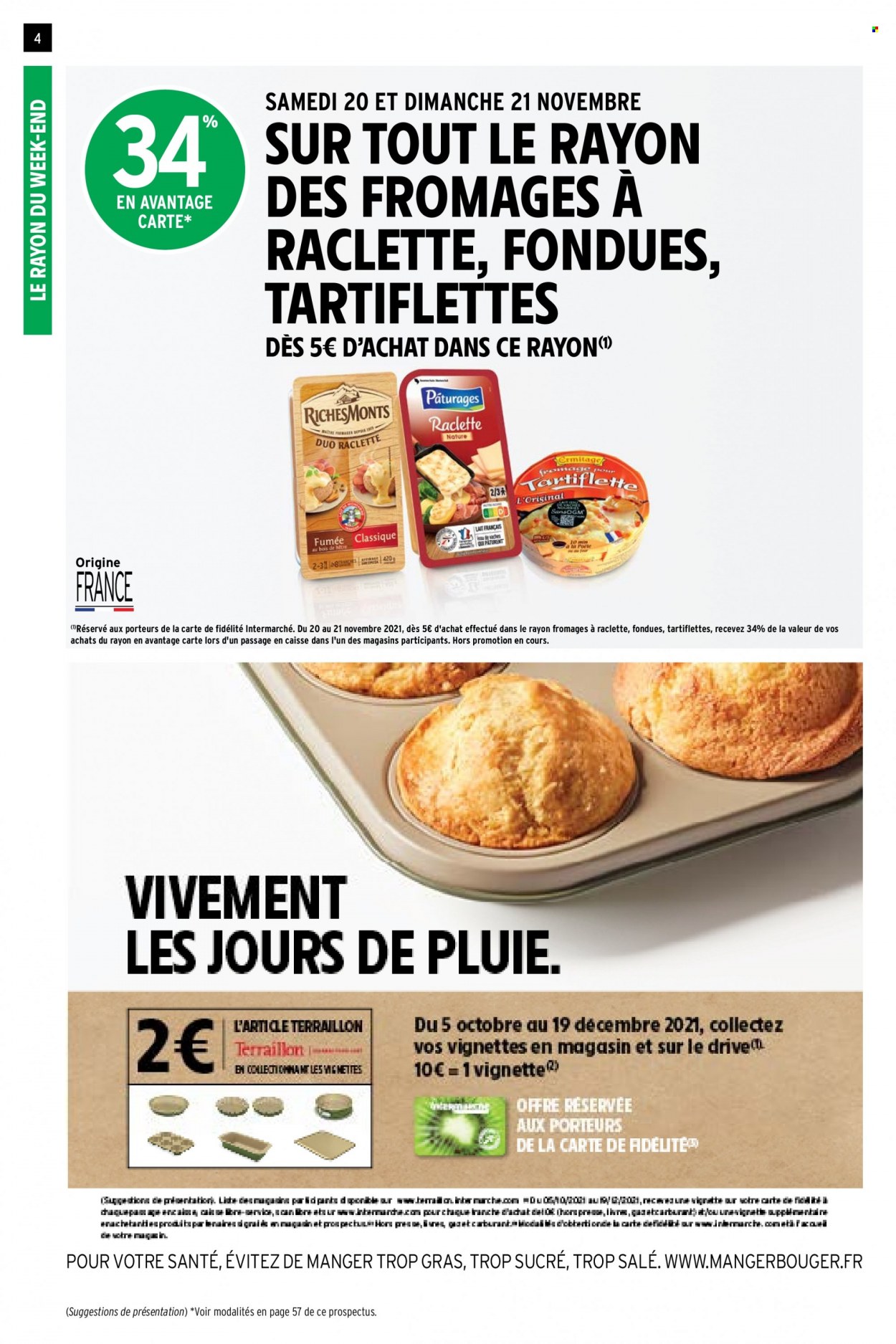 thumbnail - Catalogue Intermarché Hyper - 16/11/2021 - 21/11/2021 - Produits soldés - La Raclette. Page 4.
