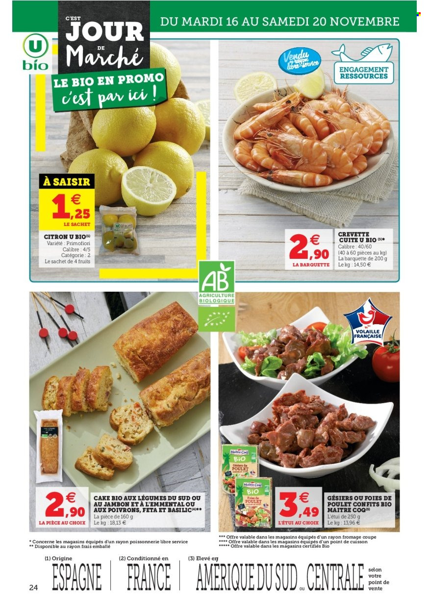 Catalogue SUPER U - 16/11/2021 - 27/11/2021. Page 24