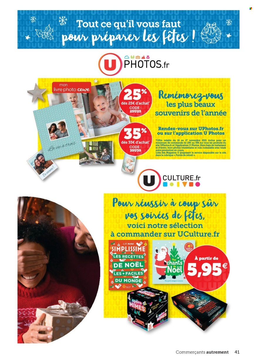 Catalogue SUPER U - 16/11/2021 - 27/11/2021. Page 41