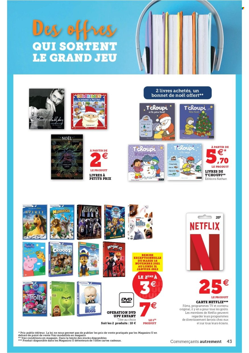 Catalogue SUPER U - 16/11/2021 - 27/11/2021. Page 43