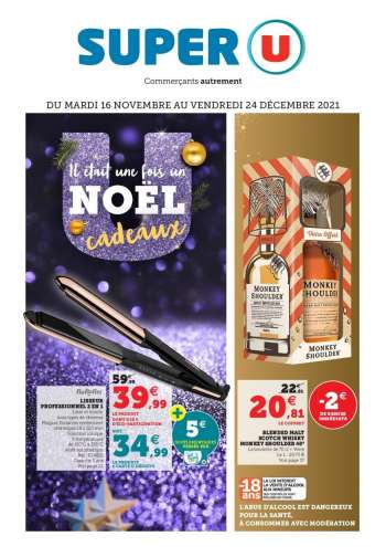 Catalogue SUPER U - 16/11/2021 - 24/12/2021.