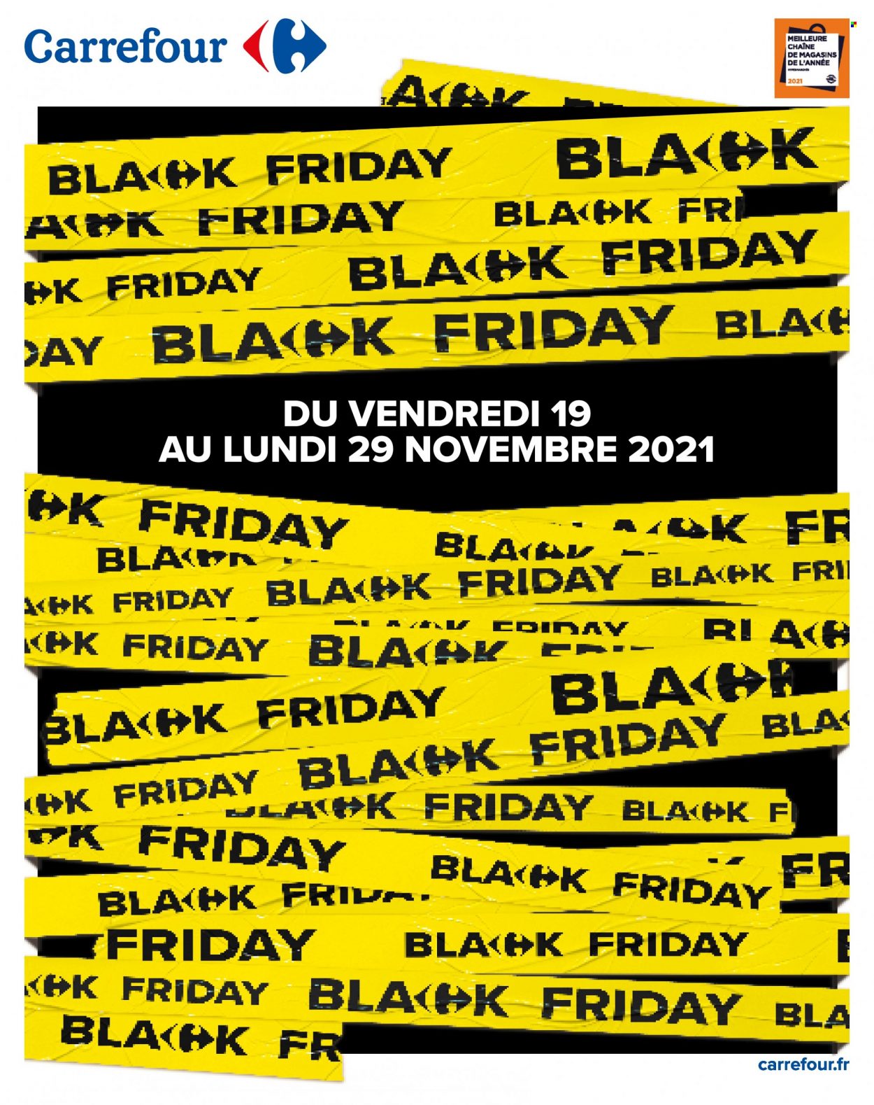Catalogue Carrefour Hypermarchés - 19/11/2021 - 29/11/2021. Page 1