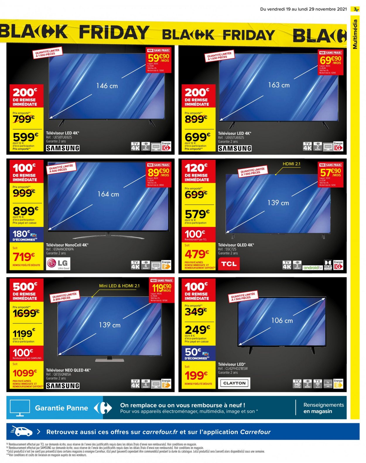 Catalogue Carrefour Hypermarchés - 19/11/2021 - 29/11/2021. Page 3