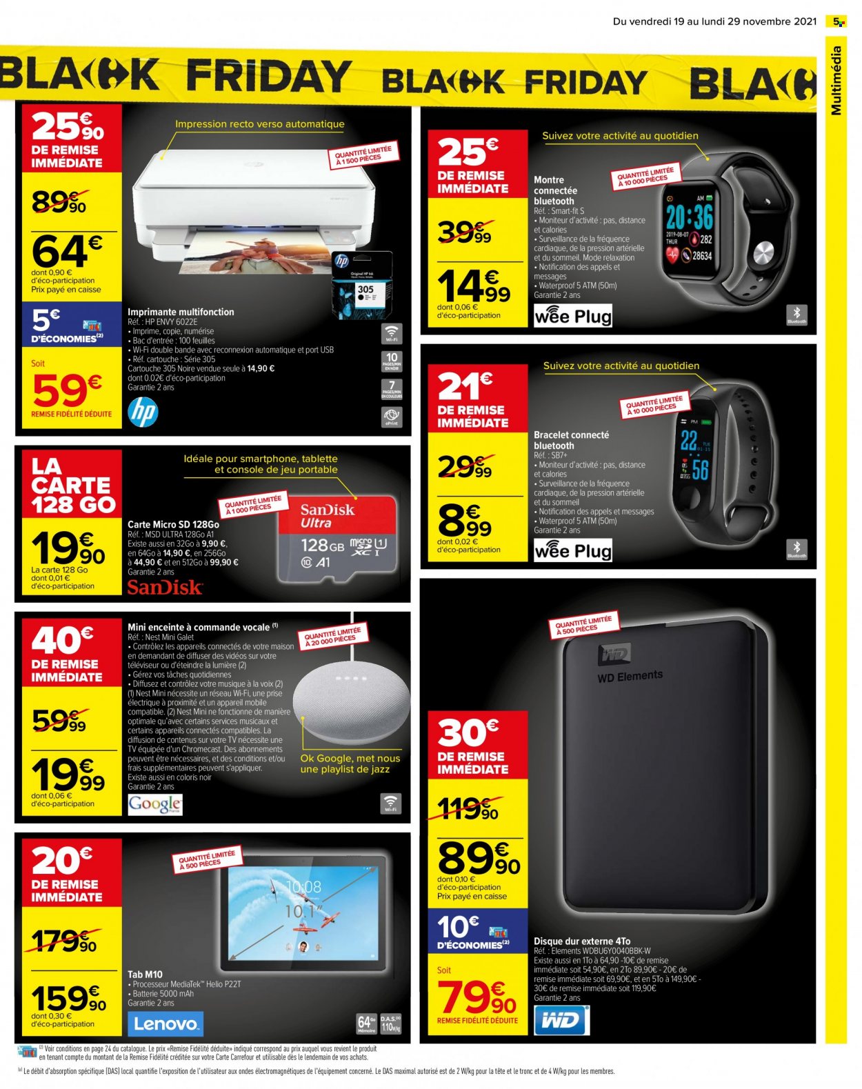 Catalogue Carrefour Hypermarchés - 19/11/2021 - 29/11/2021. Page 5