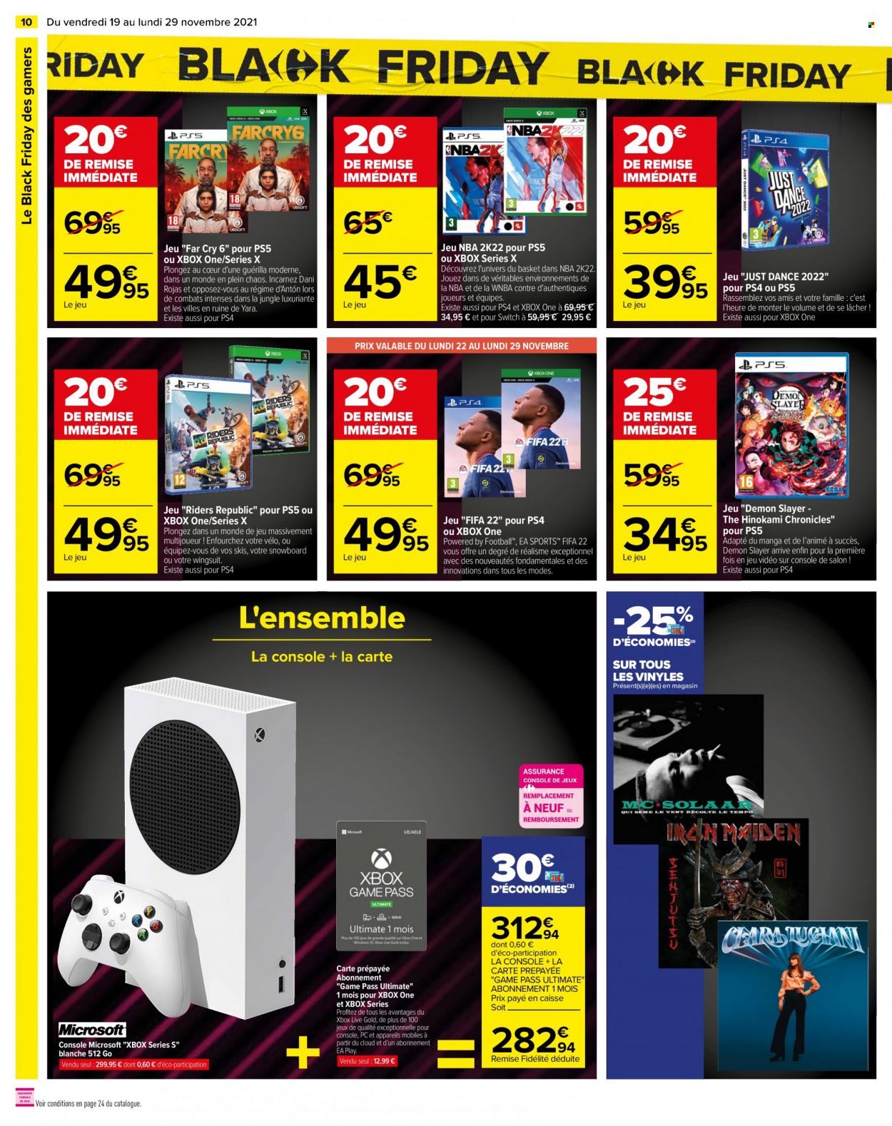 Catalogue Carrefour Hypermarchés - 19/11/2021 - 29/11/2021. Page 10