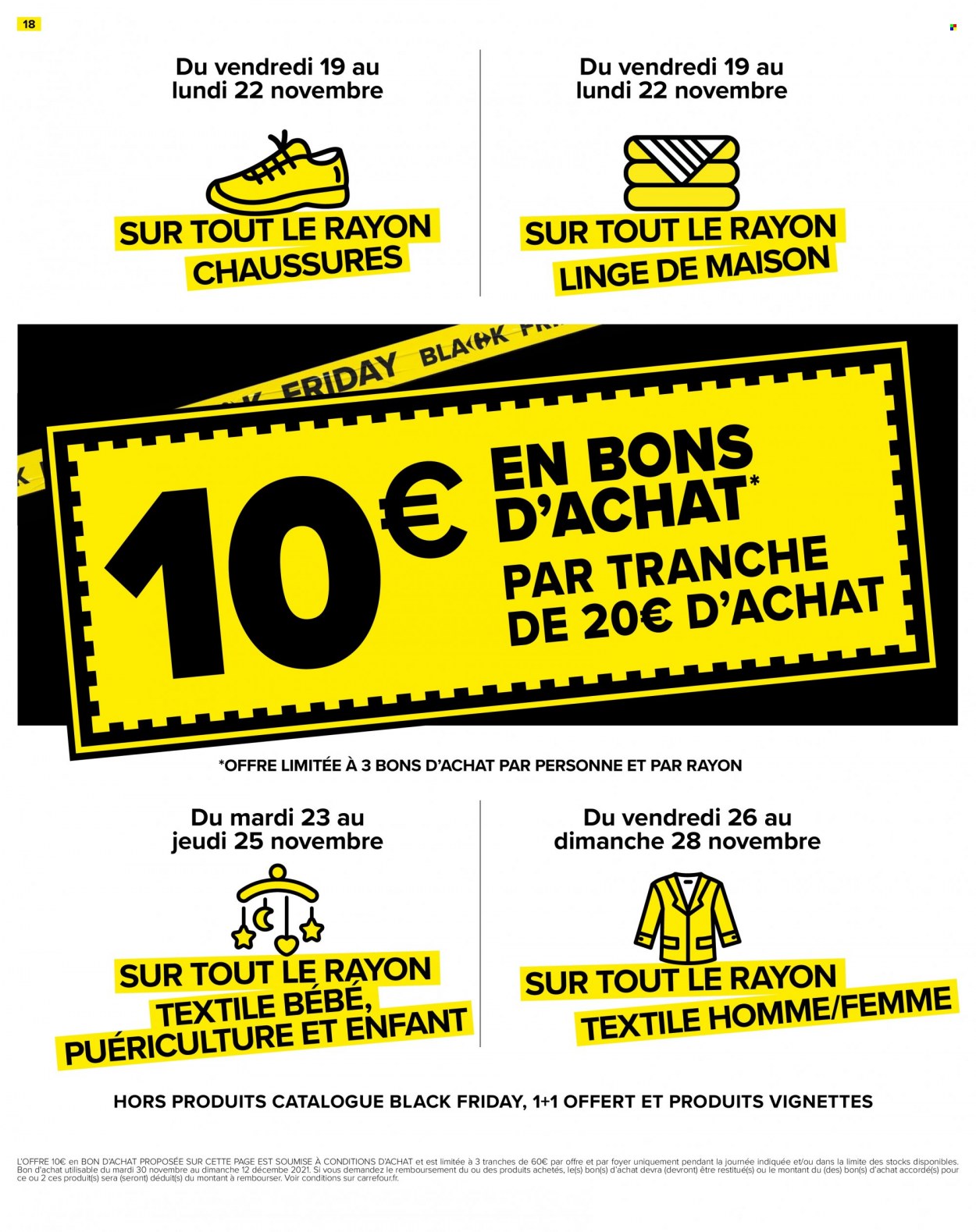 Catalogue Carrefour Hypermarchés - 19/11/2021 - 29/11/2021. Page 18
