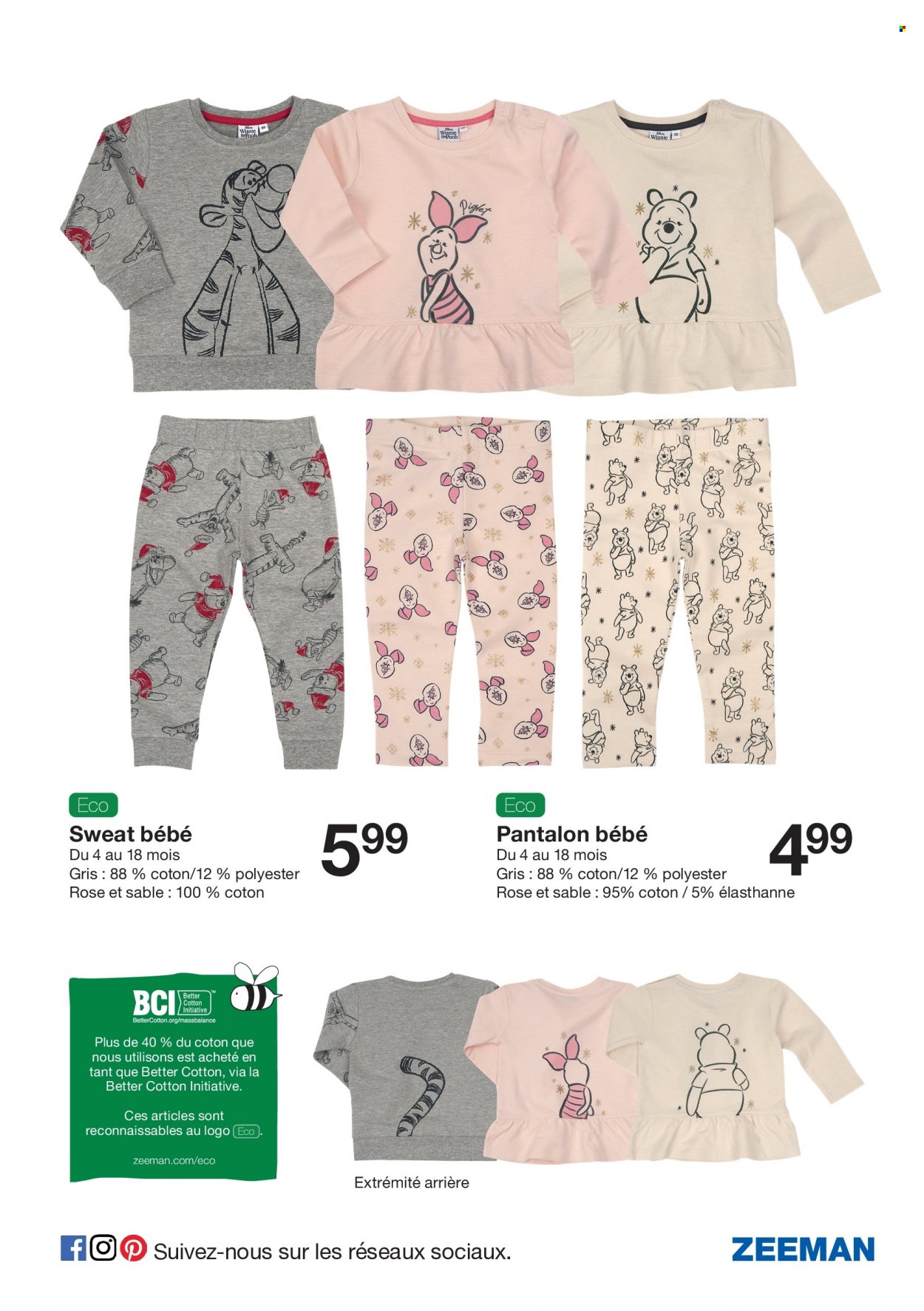 thumbnail - Catalogue Zeeman - 13/11/2021 - 19/11/2021 - Produits soldés - pantalon, sweat-shirt. Page 3.