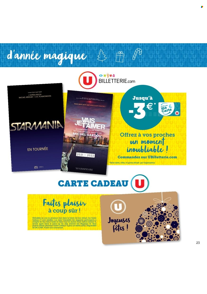 Catalogue SUPER U - 16/11/2021 - 24/12/2021. Page 23
