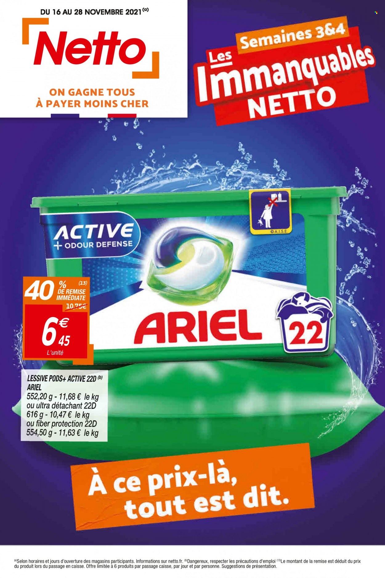 Catalogue Netto - 16/11/2021 - 28/11/2021. Page 1
