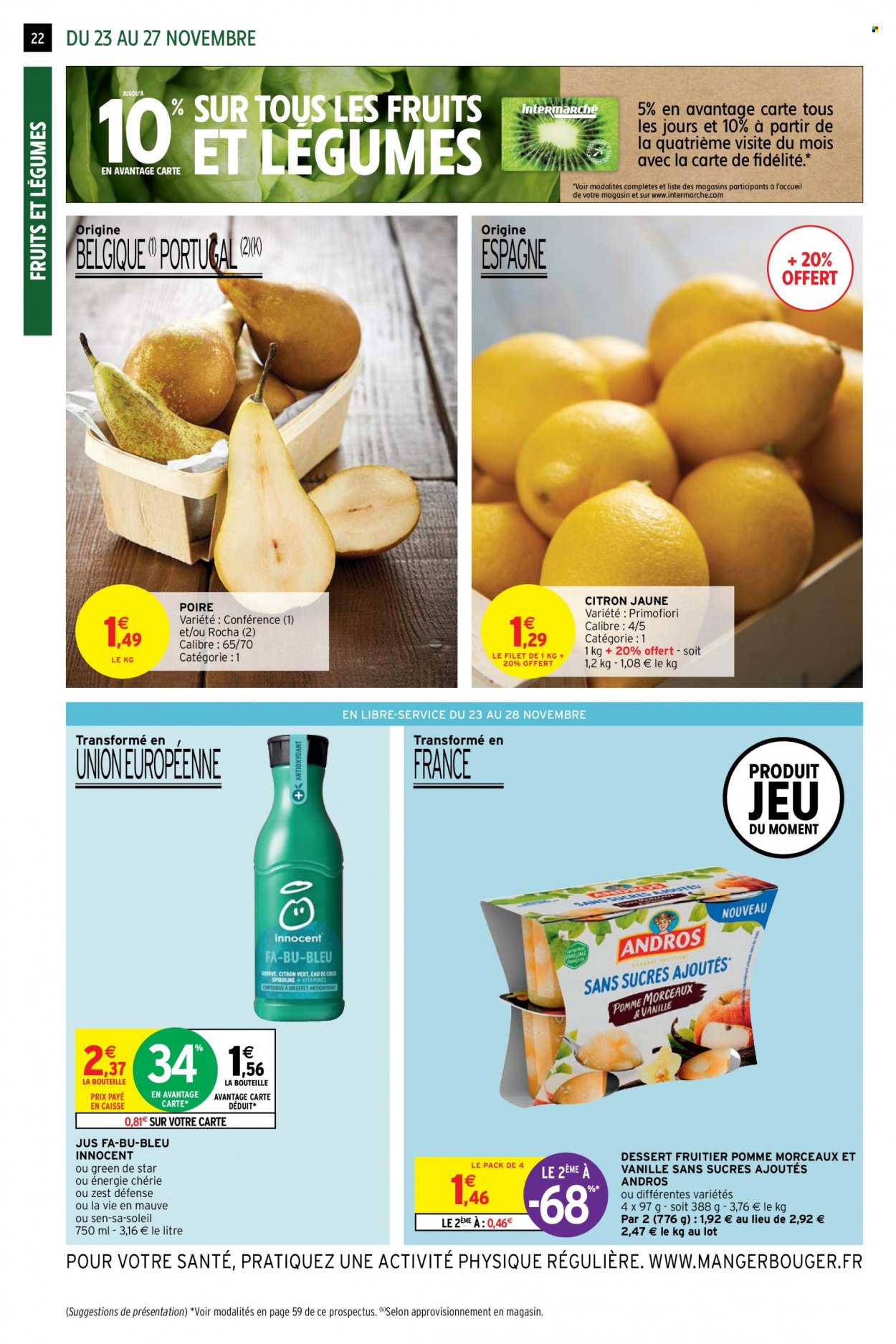 Catalogue Intermarché Super - 23/11/2021 - 28/11/2021. Page 22