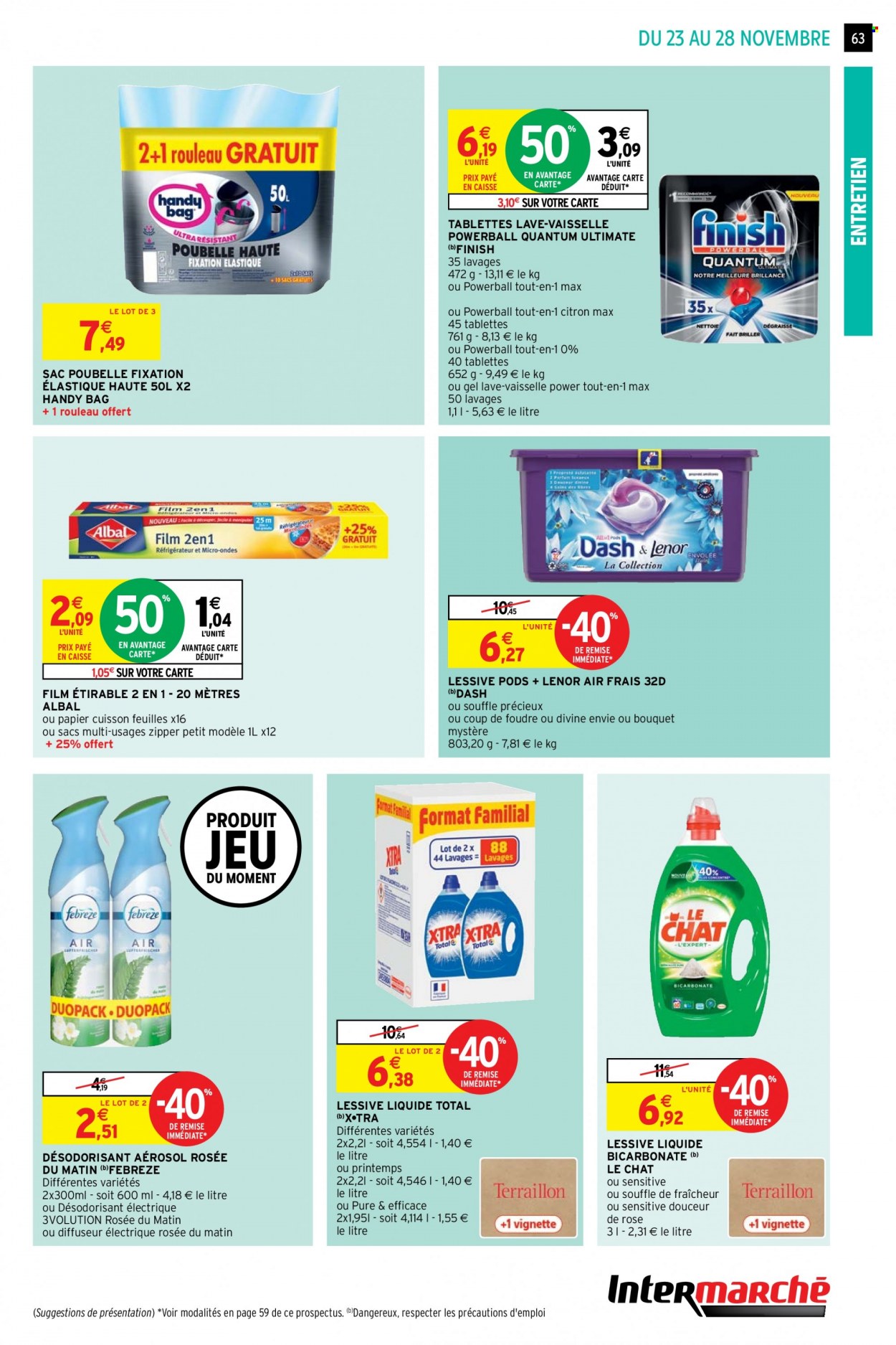 Catalogue Intermarché Super - 23/11/2021 - 28/11/2021. Page 63