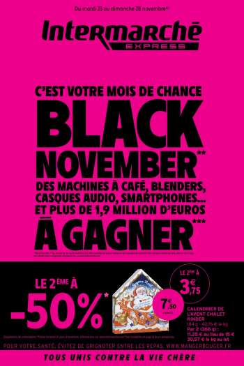Catalogue Intermarché Express - 23/11/2021 - 28/11/2021.