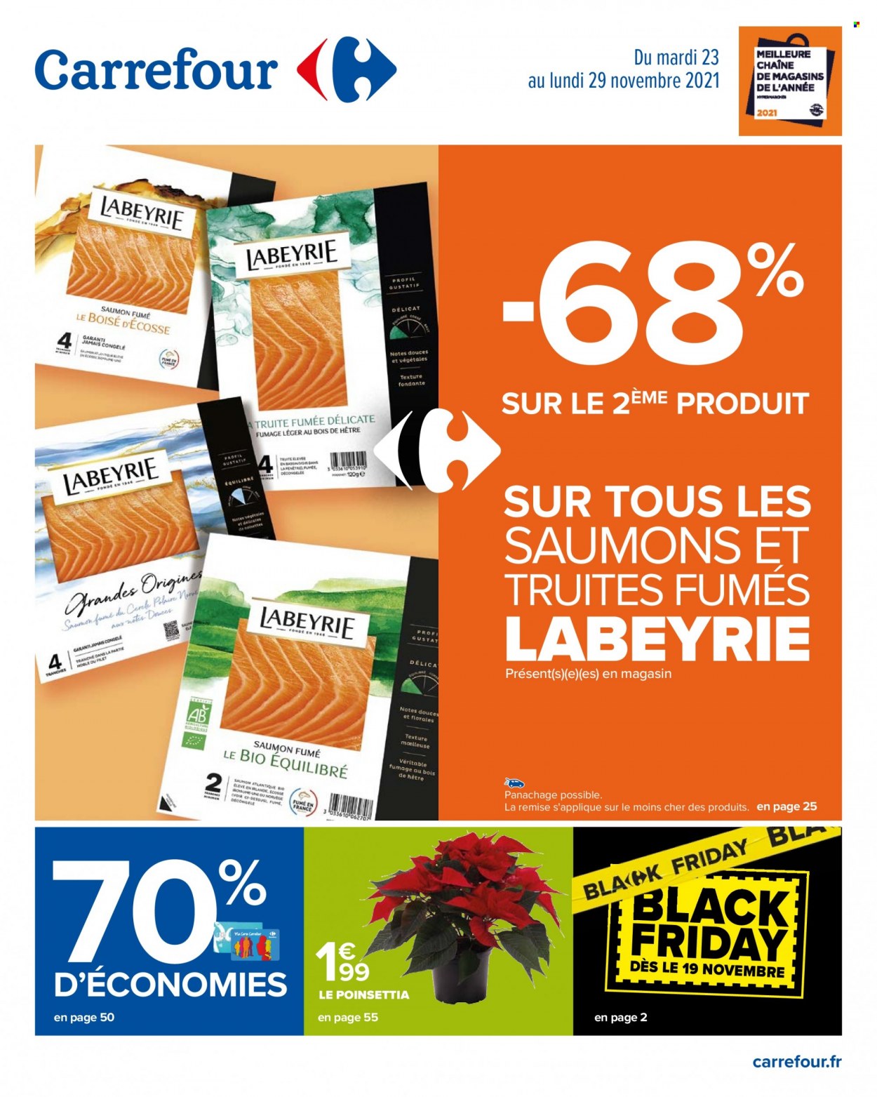Catalogue Carrefour Hypermarchés - 23/11/2021 - 29/11/2021. Page 1