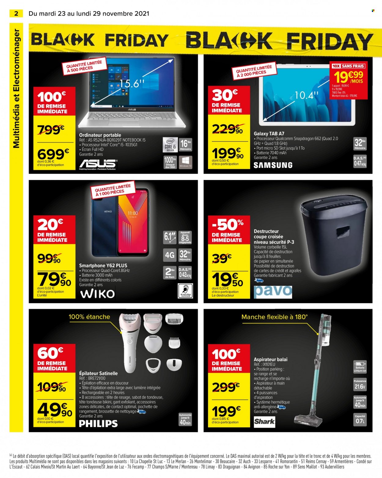 Catalogue Carrefour Hypermarchés - 23/11/2021 - 29/11/2021. Page 2
