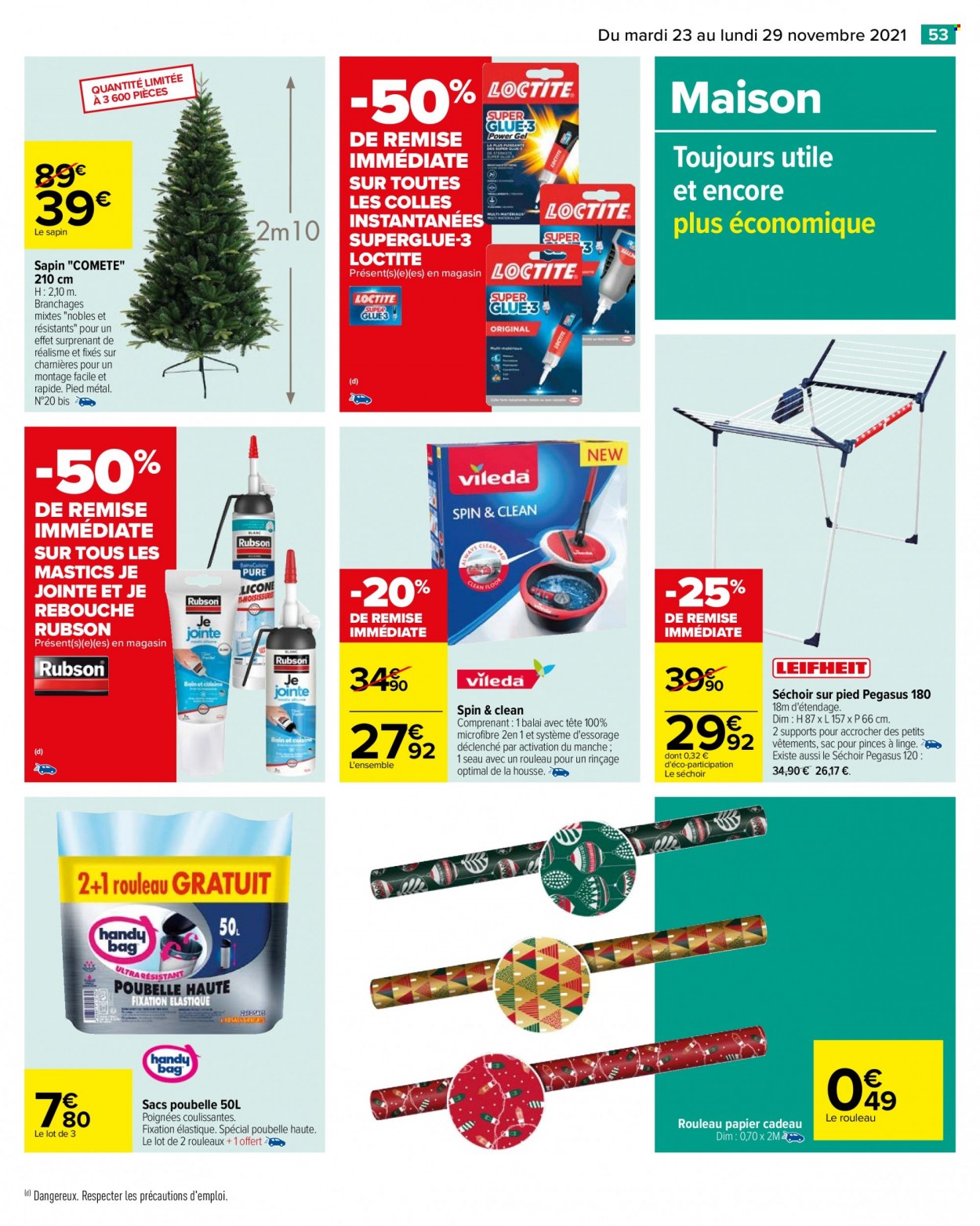 Catalogue Carrefour Hypermarchés - 23/11/2021 - 29/11/2021. Page 54
