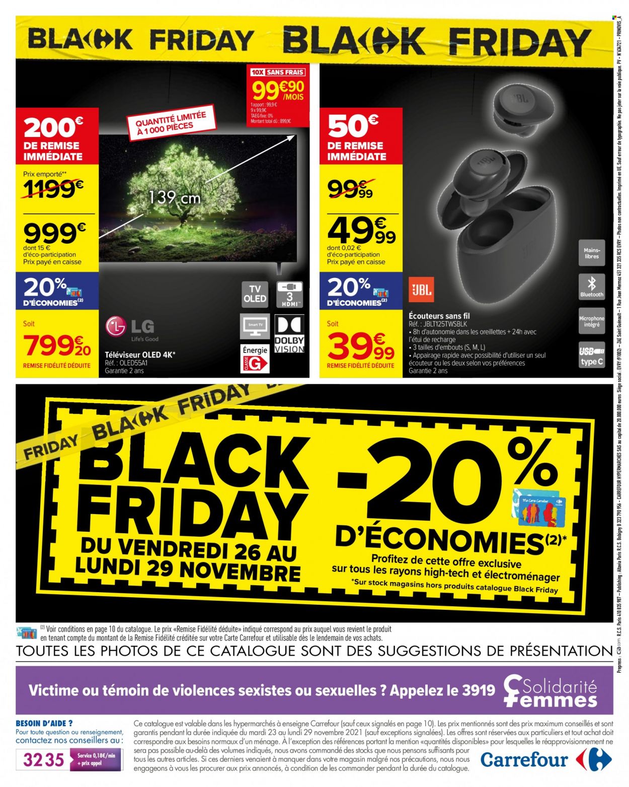 Catalogue Carrefour Hypermarchés - 23/11/2021 - 29/11/2021. Page 57
