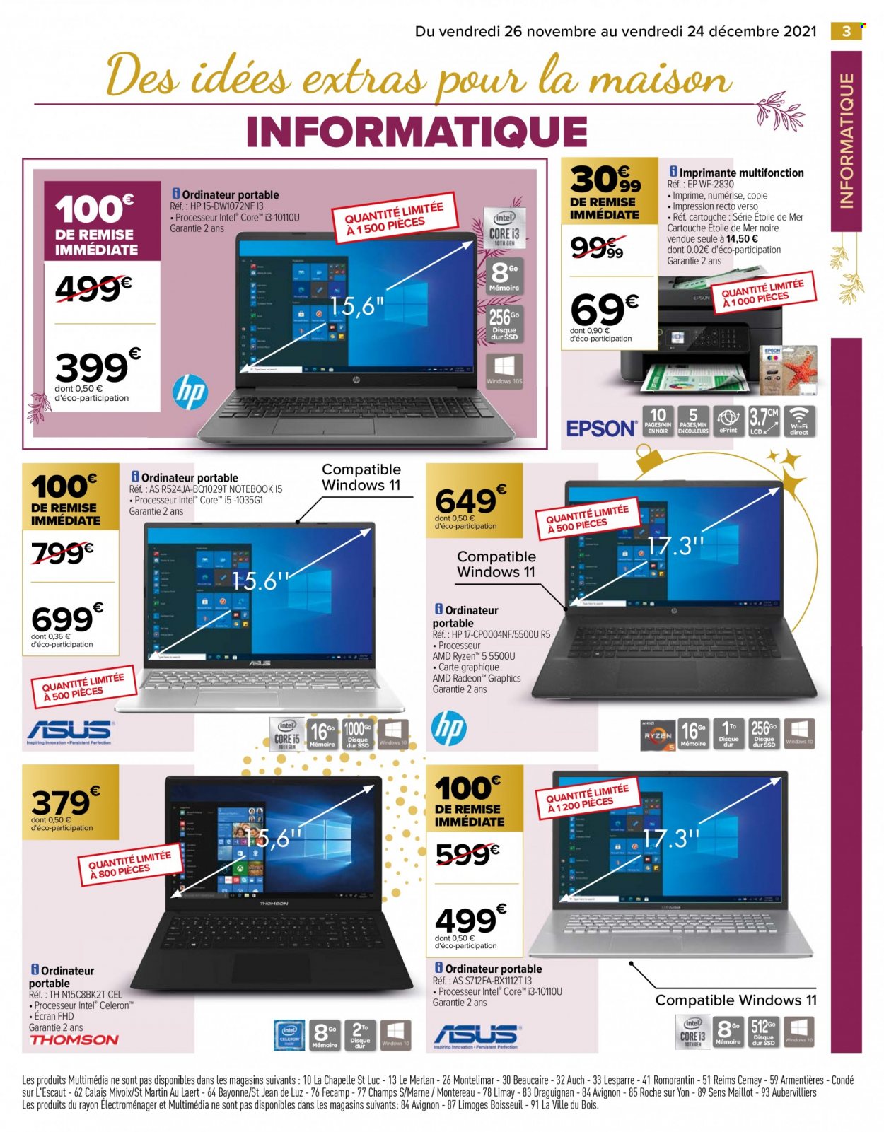 Catalogue Carrefour Hypermarchés - 26/11/2021 - 24/12/2021. Page 3