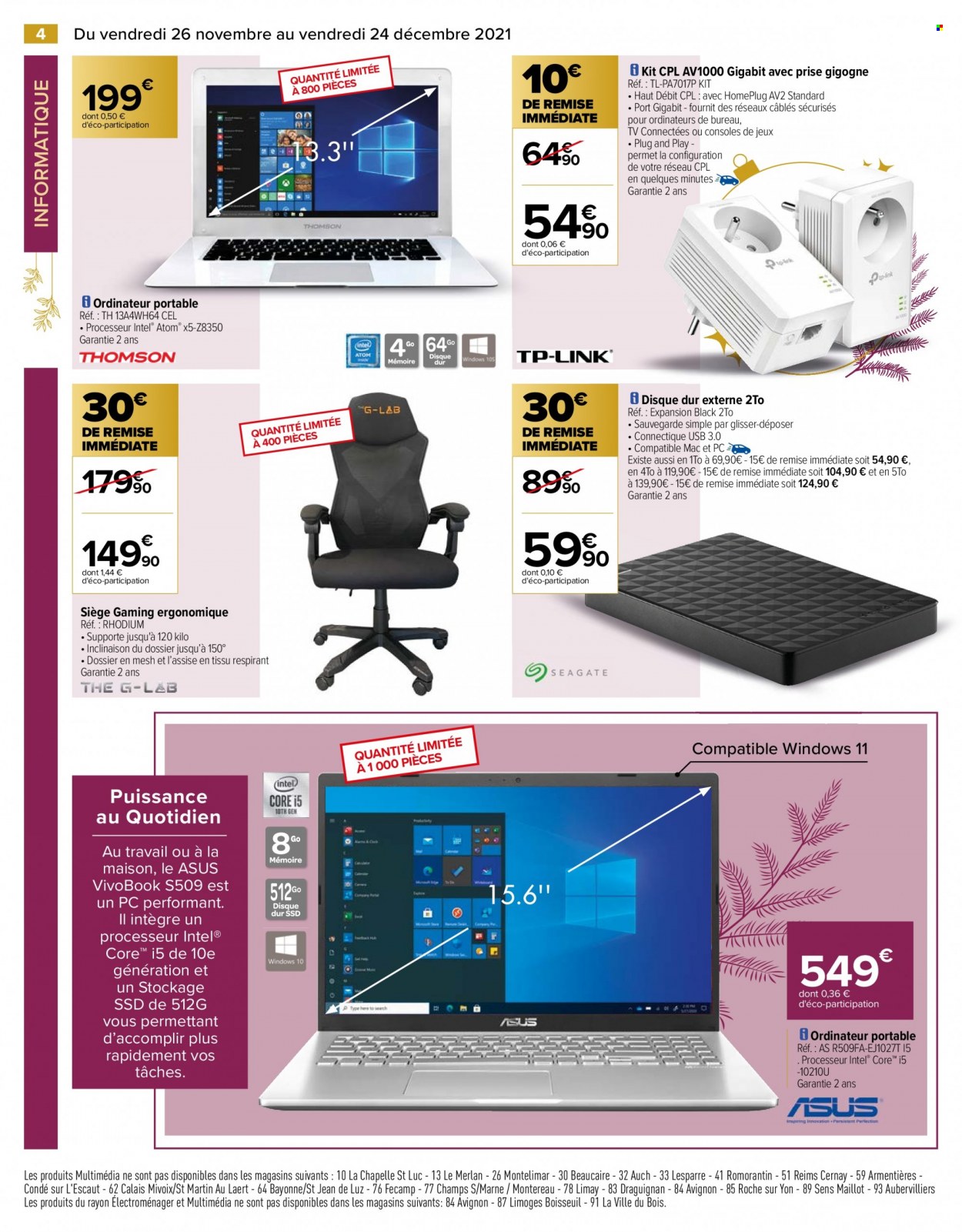 Catalogue Carrefour Hypermarchés - 26/11/2021 - 24/12/2021. Page 4
