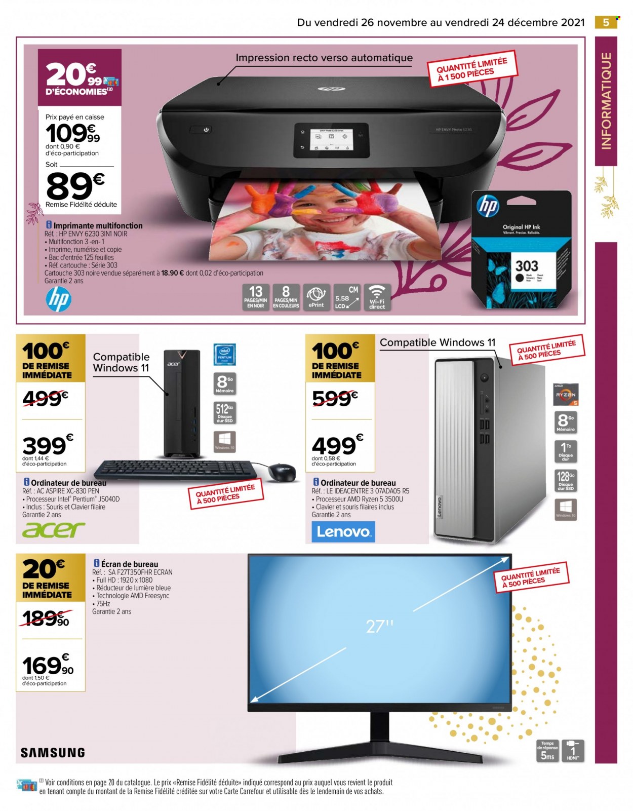 Catalogue Carrefour Hypermarchés - 26/11/2021 - 24/12/2021. Page 5