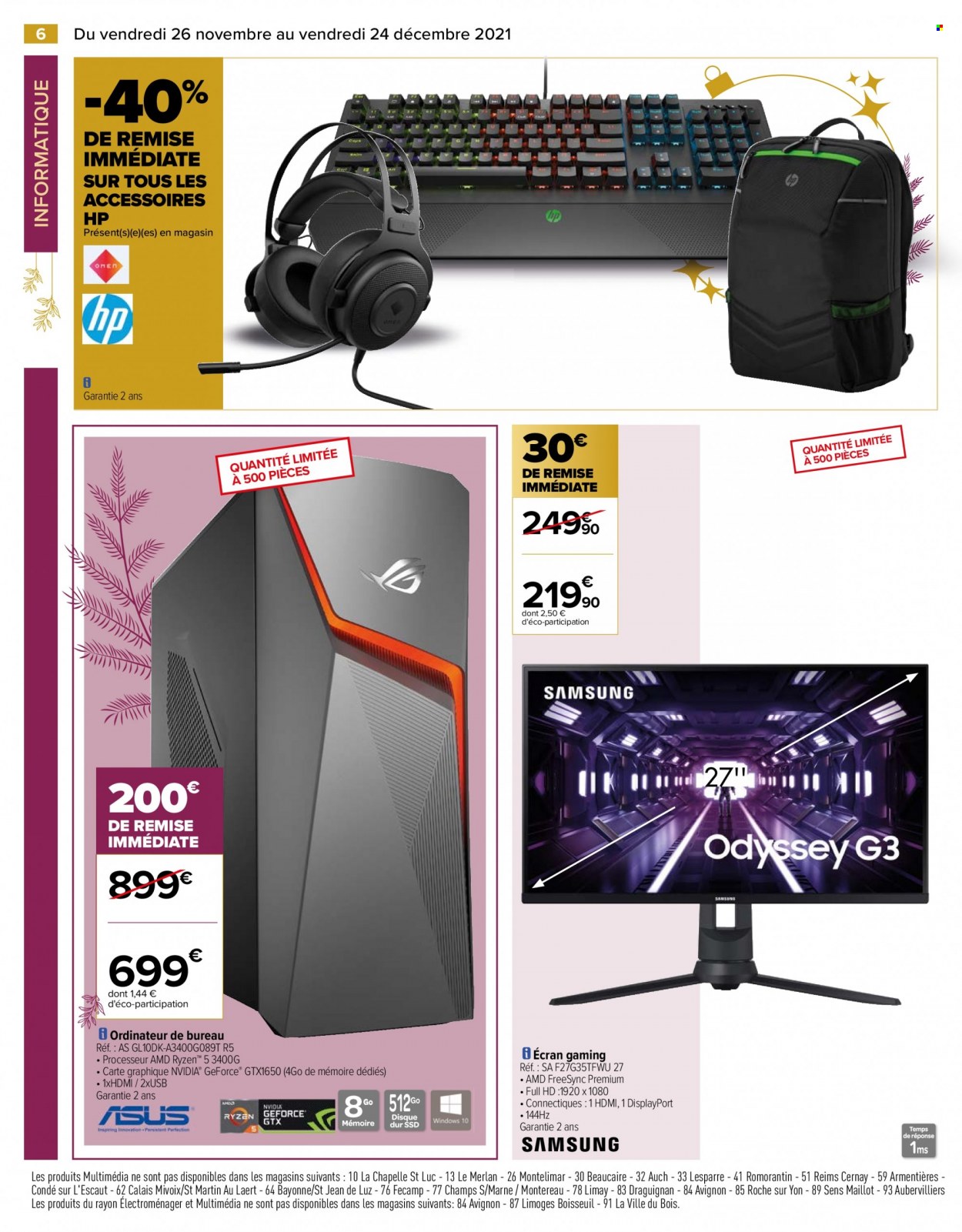 Catalogue Carrefour Hypermarchés - 26/11/2021 - 24/12/2021. Page 6