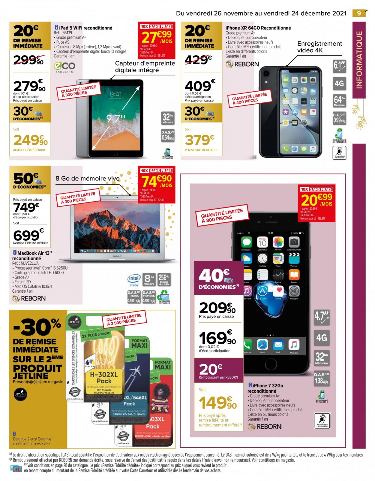Catalogue Carrefour Hypermarchés - 26/11/2021 - 24/12/2021. Page 9