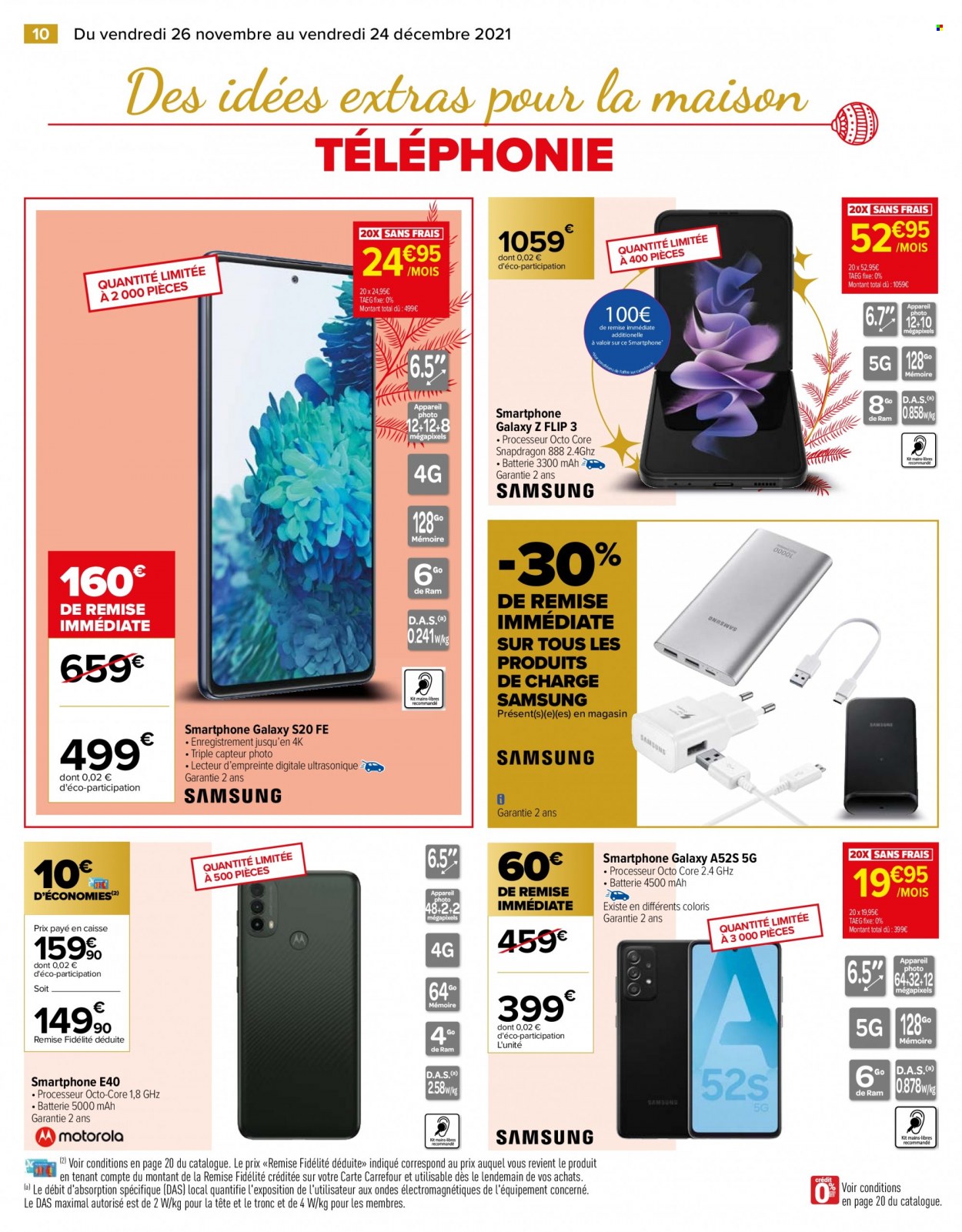 Catalogue Carrefour Hypermarchés - 26/11/2021 - 24/12/2021. Page 10