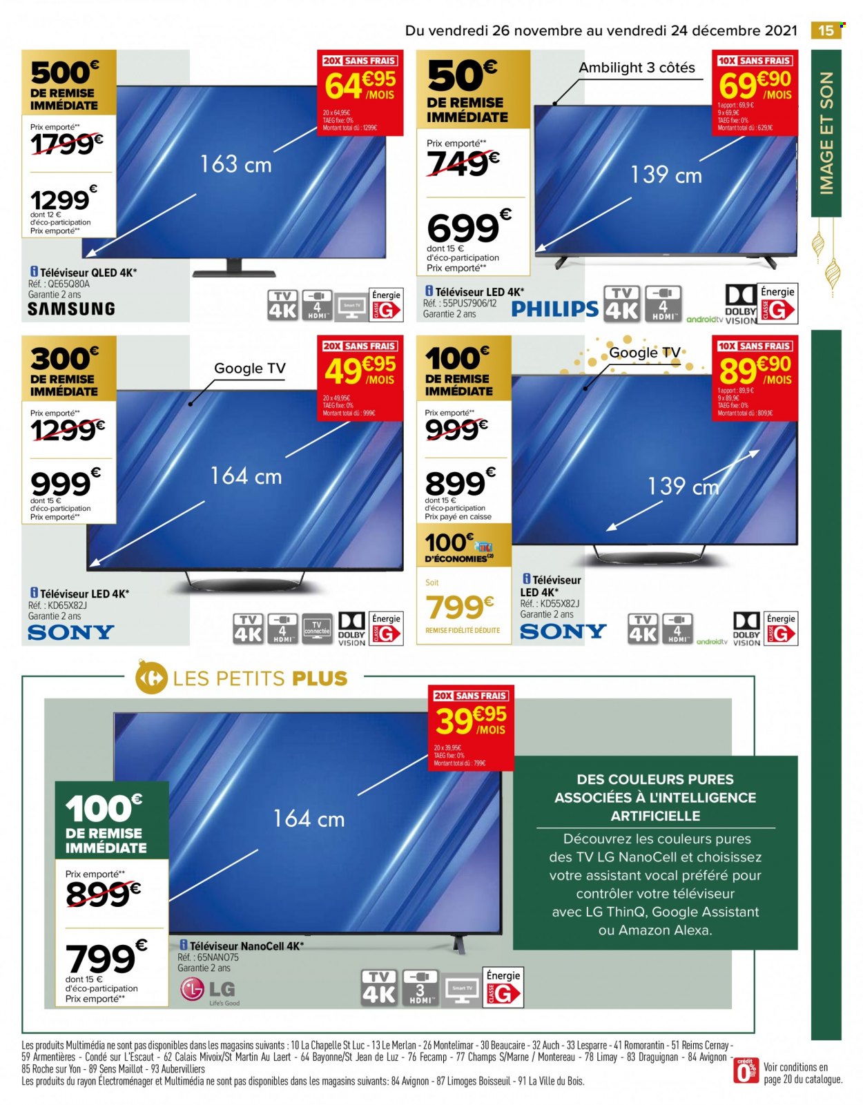 Catalogue Carrefour Hypermarchés - 26/11/2021 - 24/12/2021. Page 15