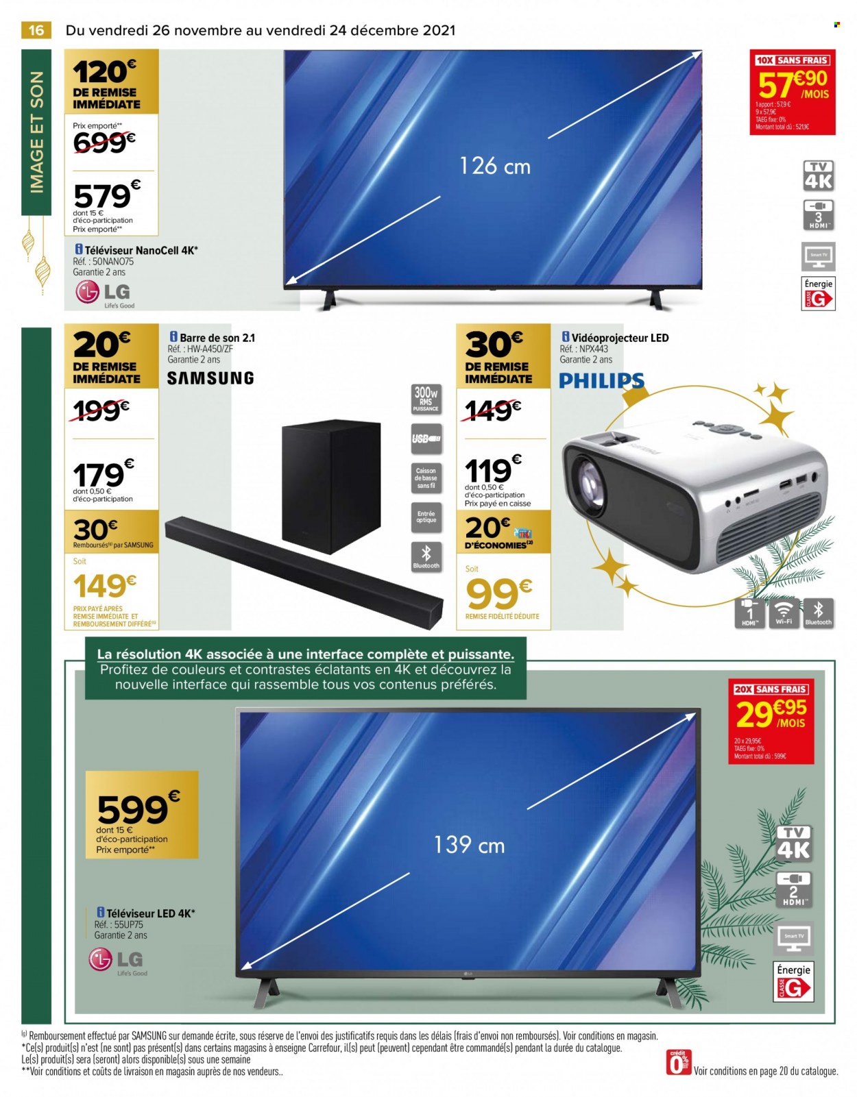 Catalogue Carrefour Hypermarchés - 26/11/2021 - 24/12/2021. Page 16