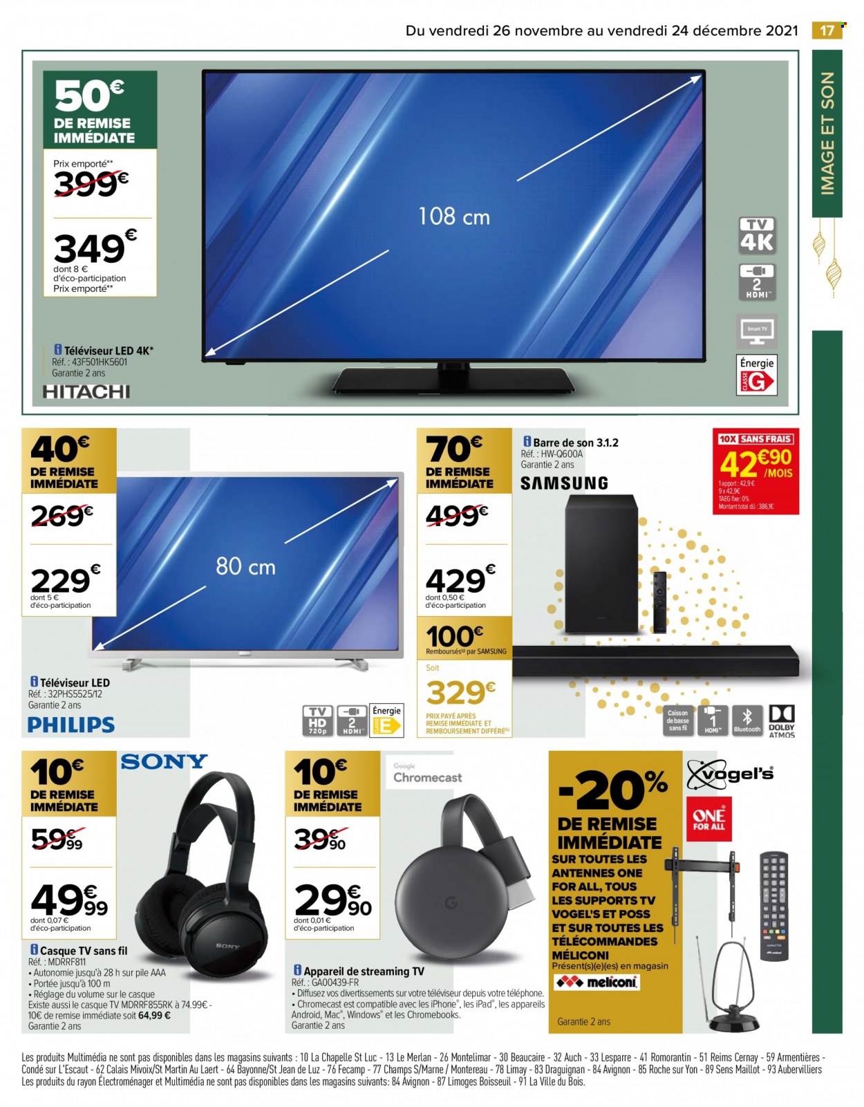 Catalogue Carrefour Hypermarchés - 26/11/2021 - 24/12/2021. Page 17