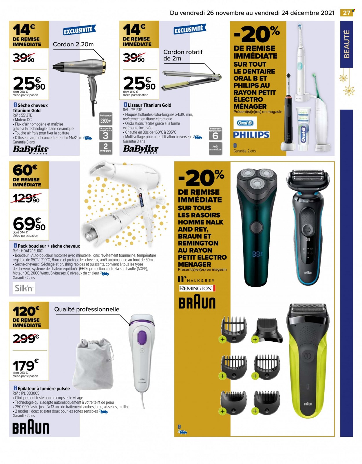 Catalogue Carrefour Hypermarchés - 26/11/2021 - 24/12/2021. Page 27