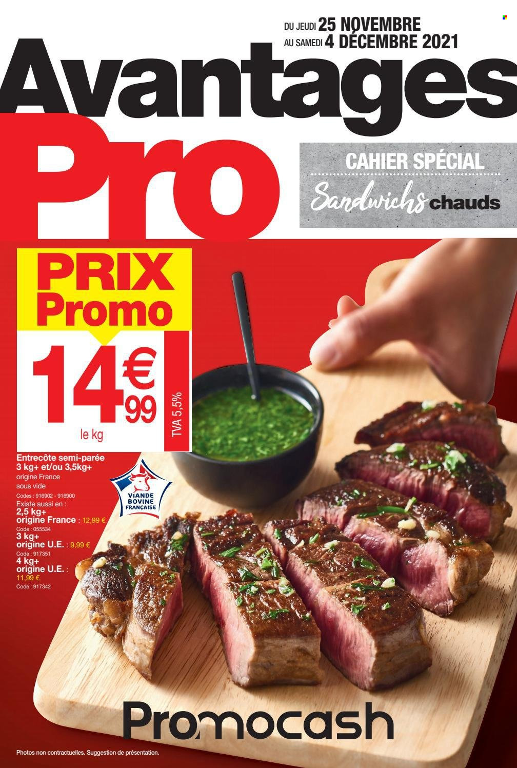 Catalogue Promocash - 25/11/2021 - 04/12/2021. Page 1