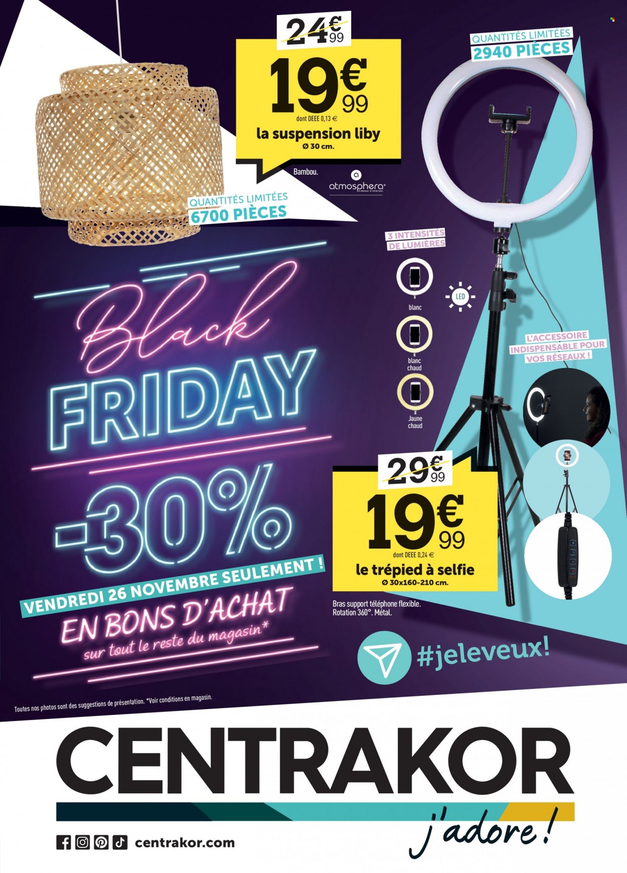 Catalogue Centrakor - 22/11/2021 - 28/11/2021. Page 1