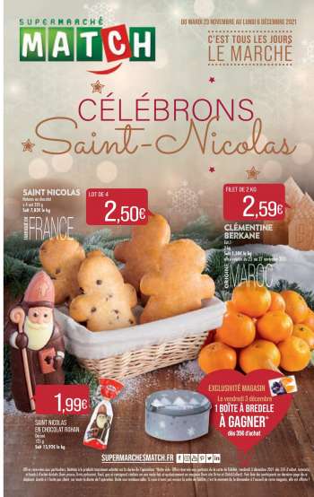 Catalogue Supermarché Match - 23/11/2021 - 06/12/2021.